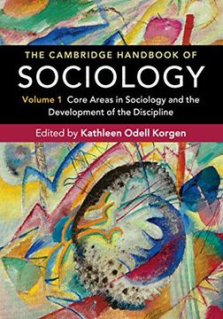 portada The Cambridge Handbook of Sociology: Volume 1 (The Cambridge Handbook of Sociology 2 Volume Paperback Set) (en Inglés)