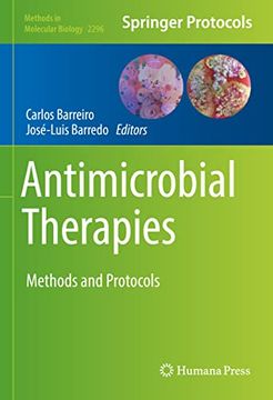 portada Antimicrobial Therapies: Methods and Protocols (Methods in Molecular Biology, 2296)