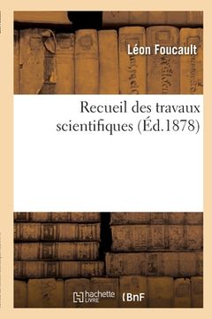 portada Recueil Des Travaux Scientifiques (in French)