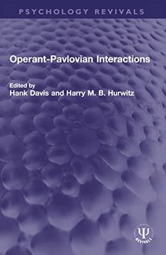 portada Operant-Pavlovian Interactions (Psychology Revivals) (in English)