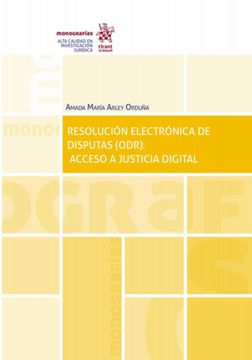 portada Resolución Electrónica de Disputas (Odr): Acceso a Justicia Digital