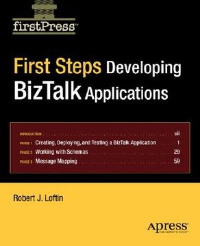 portada first steps: developing biztalk applications