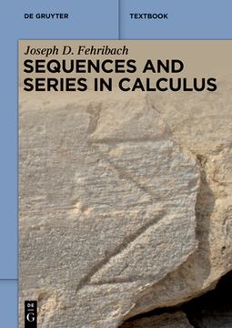 portada Sequences and Series in Calculus (de Gruyter Textbook) [Soft Cover ] (en Inglés)