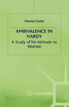 portada ambivalence in hardy: a study of his attitude to women (en Inglés)