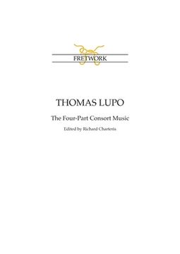 portada Thomas Lupo: The Four-Part Consort Music 