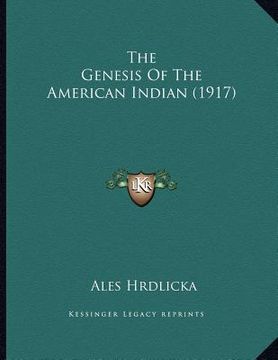 portada the genesis of the american indian (1917)