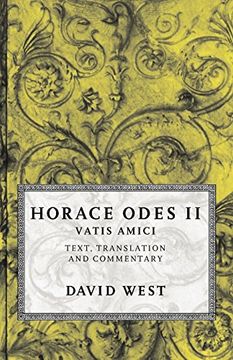 portada Horace Odes ii: Vatis Amici: Horace Bk. 2 (en Inglés)