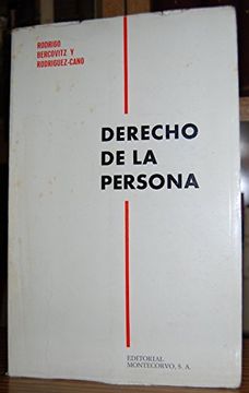 portada Derecho de la Persona