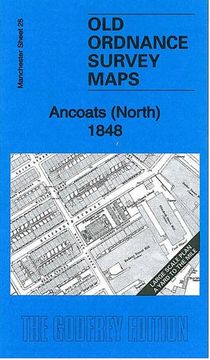 portada Ancoats (North) 1848: Manchester Large Scale Sheet 25 (Old Ordnance Survey Maps - Yard to the Mile) 