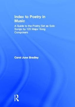 portada Index to Poetry in Music (en Inglés)
