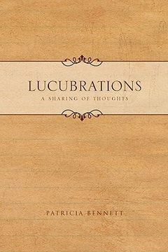 portada lucubrations: a sharing of thoughts (en Inglés)