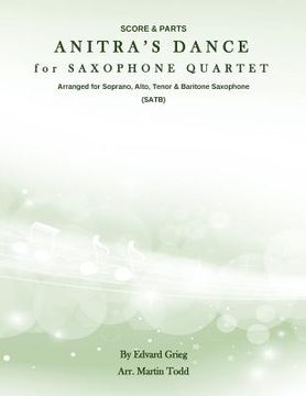 portada Anitra's Dance for Saxophone Quartet (SATB): Score & Parts (in English)