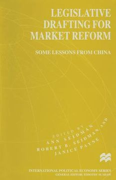 portada Legislative Drafting for Market Reform: Some Lessons from China (en Inglés)