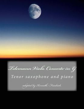 portada Telemann Viola Concerto in G - tenor sax version (en Inglés)