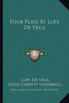 portada four plays by lope de vega