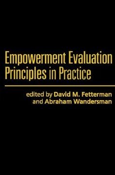 portada Empowerment Evaluation Principles in Practice (en Inglés)