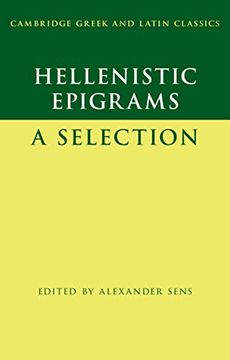 portada Hellenistic Epigrams: A Selection (Cambridge Greek and Latin Classics) (en Inglés)