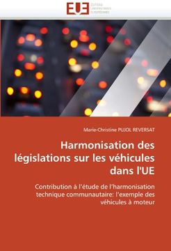 portada Harmonisation Des Legislations Sur Les Vehicules Dans L'Ue
