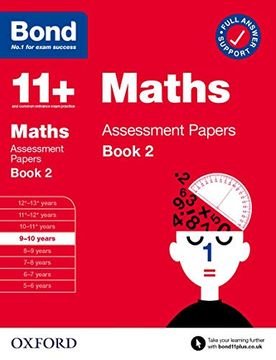 portada Bond 11+ Maths Assessment Papers 9-10 Years Book 2 (Bond: Assessment Papers) (en Inglés)