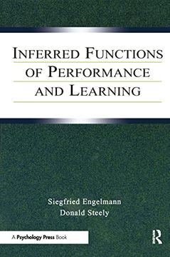 portada Inferred Functions of Performance and Learning (en Inglés)