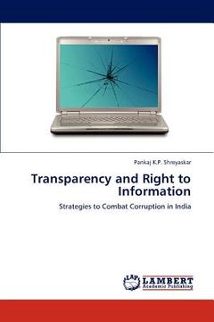 portada transparency and right to information (in English)