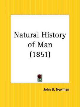 portada natural history of man (in English)
