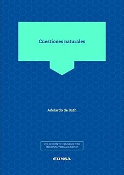 portada Cuestiones Naturales (in Spanish)