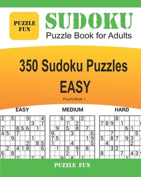 portada Sudoku Puzzle Book for Adults: 350 Easy Sudoku Puzzles (en Inglés)