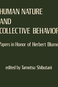 portada human nature and collective behavior: papers in honor of herbert blumer (en Inglés)