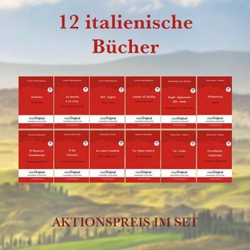 portada 12 Italienische Bücher (Bücher +12 Audio-Cds) - Lesemethode von Ilya Frank