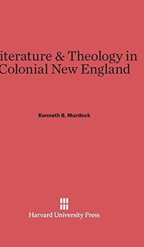 portada Literature & Theology in Colonial new England (en Inglés)