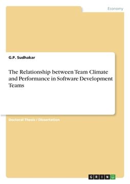 portada The Relationship between Team Climate and Performance in Software Development Teams (en Inglés)