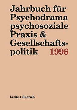 portada Jahrbuch Für Psychodrama Psychosoziale PRAXIS & Gesellschaftspolitik 1996 (in German)