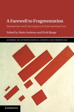 portada A Farewell to Fragmentation (Studies on International Courts and Tribunals) (en Inglés)