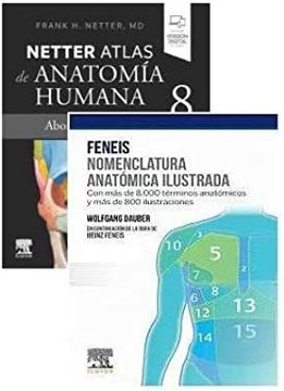 portada Lote Feneis - Netter Nomenclatura Anatomica Ilustrada, 11ª Ed. + Atlas Anatomia Humana
