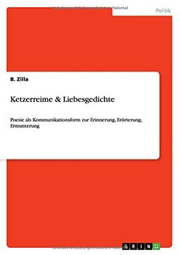 portada Ketzerreime & Liebesgedichte