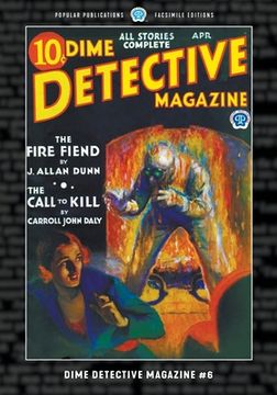 portada Dime Detective Magazine #6: Facsimile Edition (en Inglés)