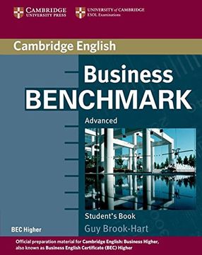 portada Business Benchmark Advanced Student'S Book bec Edition: Student'S Book bec Higher (en Inglés)