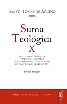 portada Suma Teologica X. Edicion Bilingue (in Spanish)