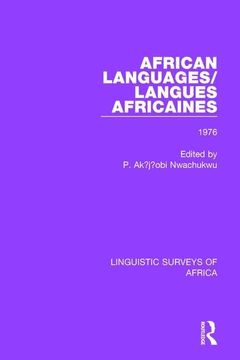 portada African Languages/Langues Africaines: Volume 2 1976 (in English)