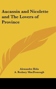 portada aucassin and nicolette and the lovers of province (en Inglés)