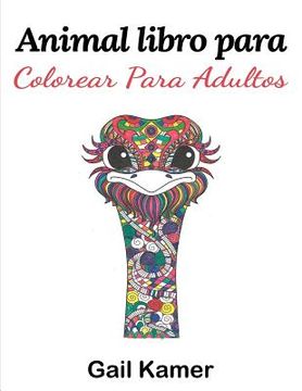 portada Animal Libro Para Colorear Para Adultos