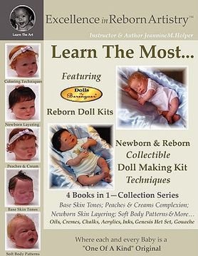 portada excellence in reborn artistryt: learn the most reborn coloring techniques for doll kits + soft body patterns (en Inglés)