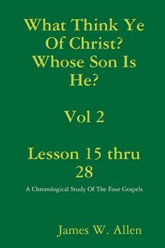 portada What Think ye of Christ? Whose son is he? Vol 2 (in English)