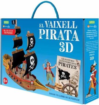 portada El Vaixell Pirata 3d amb Llibre