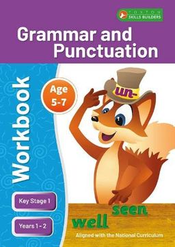 portada Ks1 Grammar and Punctuation Workbook for Ages 5-7 (Years 1 - 2) Perfect for Learning at Home or use in the Classroom (Foxton Skills Builders)