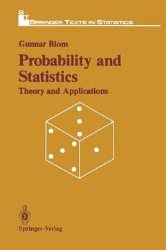 portada probabitily and statistics: theory and applications (en Inglés)