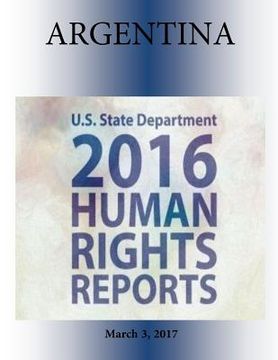 portada ARGENTINA 2016 HUMAN RIGHTS Report (en Inglés)