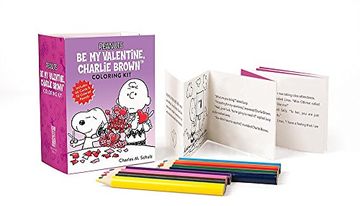 portada Peanuts: Be My Valentine, Charlie Brown Coloring Kit (Miniature Editions)