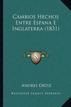 portada Cambios Hechos Entre Espana e Inglaterra (1831)